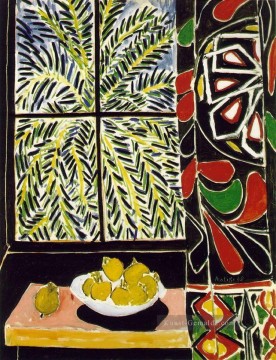 abstrakt - Innenraum mit einem ägyptischen Vorhang abstrakten Fauvismus Henri Matisse
